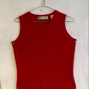 2-Ply Cashmere Tank Top by Valerie Stevens